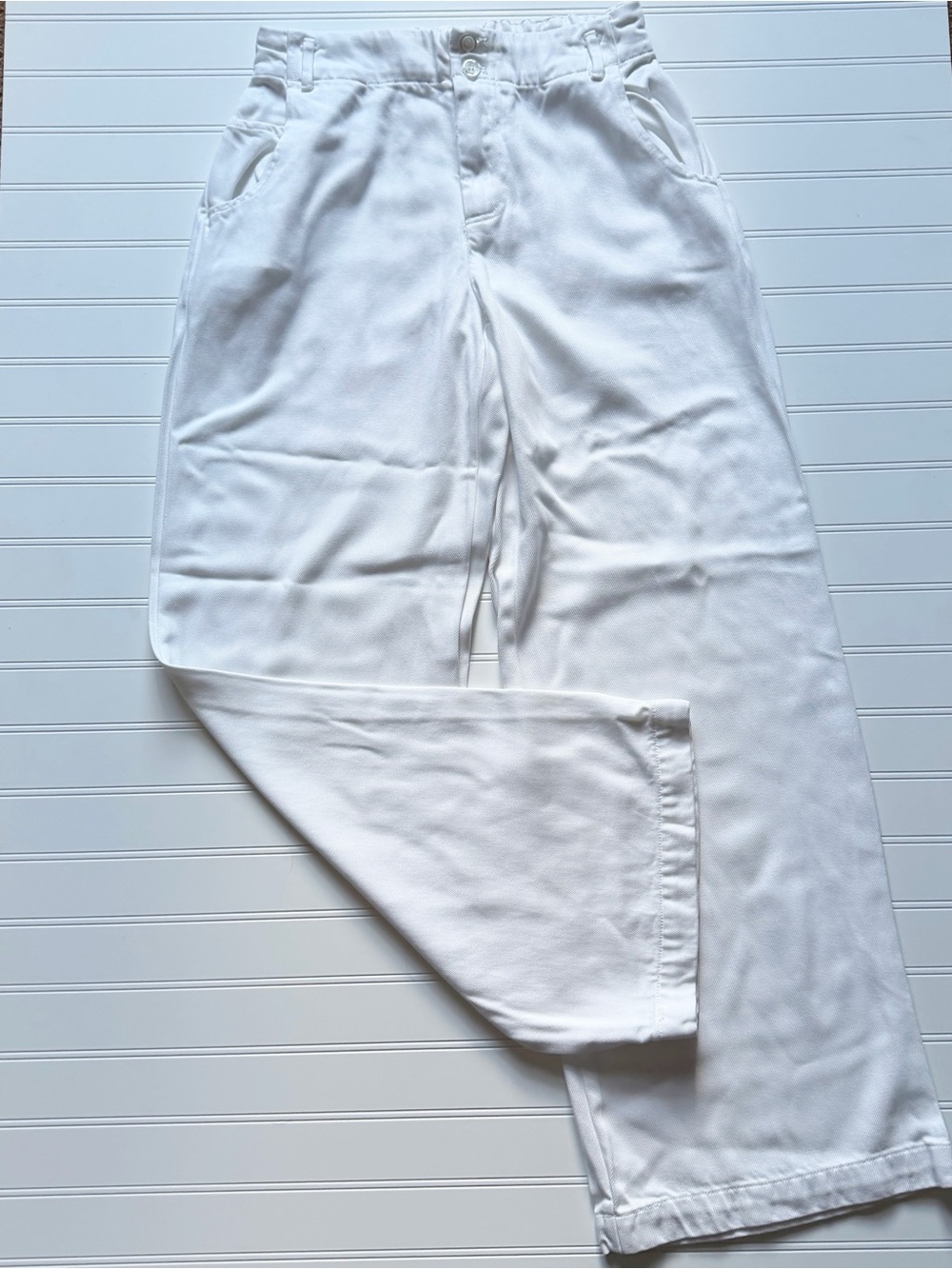 Young Fabulous & Broke White Wide-Leg Pants